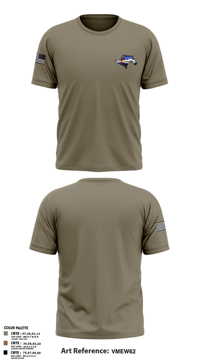 USS Colorado 62419768 Old School Cotton Feel Shirt - 4