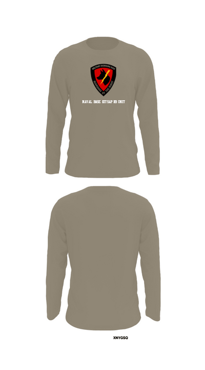 Naval Base Kitsap K9 Unit 4831099 Long Sleeve Performance Shirt - 69