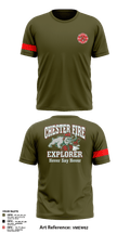 Chester fire explorers 87752590 Short Sleeve Performance Shirt - 5