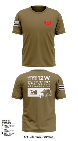 Short Sleeve Performance Shirt, 302nd EN CO, Army, Teamtime, Team time, sublimation, custom sports apparel, team uniforms, spirit wear, spiritwear, sports uniforms, custom shirts, team store, custom team store, fundraiser sports, apparel fundraiser