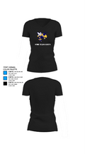 Wynne Yellowjackets 78568306 Women's Short Sleeve V-neck Shirt - 37