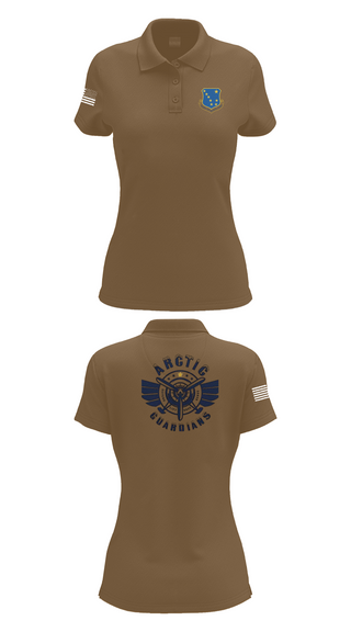 Womens Short Sleeve Performance Polo, 176th Medical Group, , Teamtime, Team time, sublimation, custom sports apparel, team uniforms, spirit wear, spiritwear, sports uniforms, custom shirts, team store, custom team store, fundraiser sports, apparel fundraiser