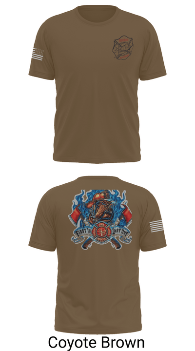Golden Fire Dept. 85481633 Old School Cotton Feel Shirt - 10