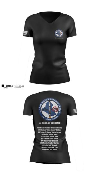 undefined Women's Short Sleeve V-neck Shirt - 5