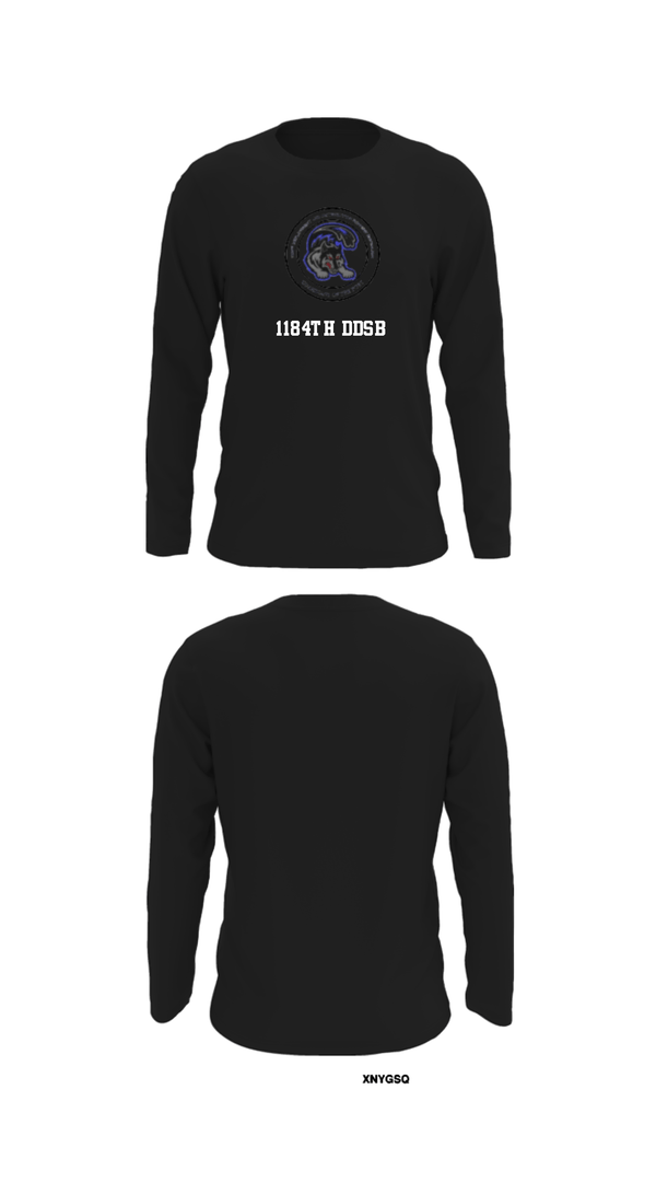 Long Sleeve Performance Shirt, 1184th DDSB, Army, Teamtime, Team time, sublimation, custom sports apparel, team uniforms, spirit wear, spiritwear, sports uniforms, custom shirts, team store, custom team store, fundraiser sports, apparel fundraiser