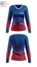 undefined Women's Long Sleeve V-neck Shirt - 5