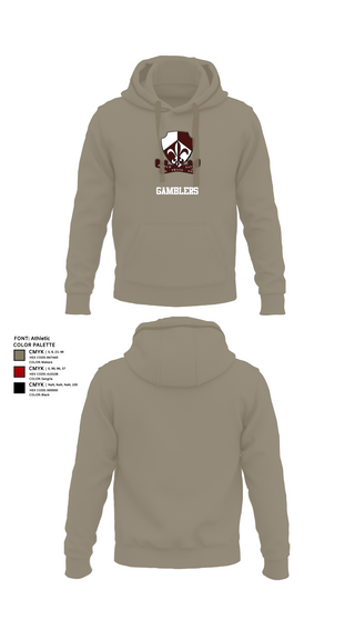 Hoodie, Gamblers, Army, Teamtime, Team time, sublimation, custom sports apparel, team uniforms, spirit wear, spiritwear, sports uniforms, custom shirts, team store, custom team store, fundraiser sports, apparel fundraiser