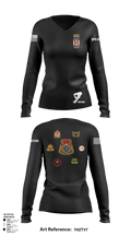 SPO Nation 55364584 Women's Long Sleeve V-neck Shirt - 133