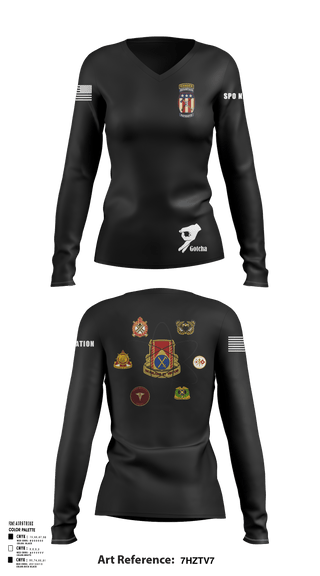 Womens Long Sleeve Vneck Shirt, SPO Nation, Army, Teamtime, Team time, sublimation, custom sports apparel, team uniforms, spirit wear, spiritwear, sports uniforms, custom shirts, team store, custom team store, fundraiser sports, apparel fundraiser