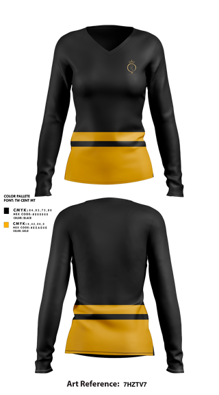 Womens Long Sleeve Vneck Shirt, Roland-Grise Lady Knights, Women's Basketball, Teamtime, Team time, sublimation, custom sports apparel, team uniforms, spirit wear, spiritwear, sports uniforms, custom shirts, team store, custom team store, fundraiser sports, apparel fundraiser