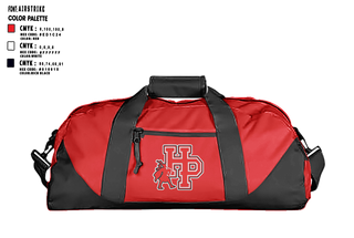 Duffle Bag, Highland Park Senior High School Gymnastics, Spirit Store, Teamtime, Team time, sublimation, custom sports apparel, team uniforms, spirit wear, spiritwear, sports uniforms, custom shirts, team store, custom team store, fundraiser sports, apparel fundraiser