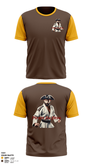 Short Sleeve Performance Shirt, Pirate Jiu Jitsu, Wrestling, Teamtime, Team time, sublimation, custom sports apparel, team uniforms, spirit wear, spiritwear, sports uniforms, custom shirts, team store, custom team store, fundraiser sports, apparel fundraiser