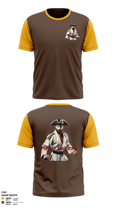 Pirate Jiu Jitsu 23329985 Short Sleeve Performance Shirt - 41
