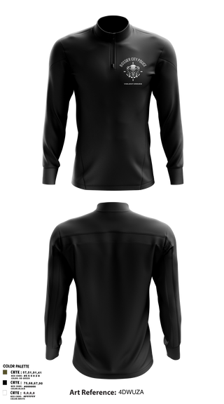 Quarter Zip Jacket, Bossier Police Violent Crimes, Police, Teamtime, Team time, sublimation, custom sports apparel, team uniforms, spirit wear, spiritwear, sports uniforms, custom shirts, team store, custom team store, fundraiser sports, apparel fundraiser