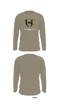 Hubbard Middle School Cheer 37740474 Long Sleeve Performance Shirt - 32