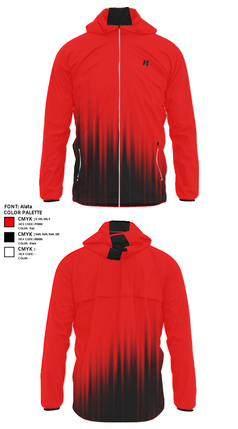 Windbreaker, Hilliard Middle-Senior High School, Spirit Store, Teamtime, Team time, sublimation, custom sports apparel, team uniforms, spirit wear, spiritwear, sports uniforms, custom shirts, team store, custom team store, fundraiser sports, apparel fundraiser