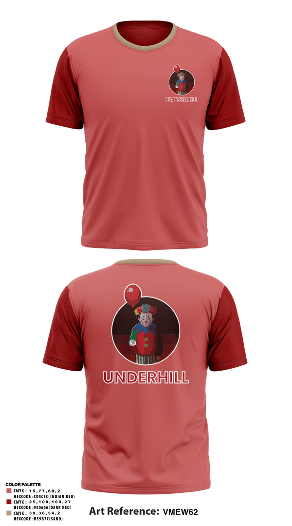 Short Sleeve Performance Shirt, Underhill, Baseball, Teamtime, Team time, sublimation, custom sports apparel, team uniforms, spirit wear, spiritwear, sports uniforms, custom shirts, team store, custom team store, fundraiser sports, apparel fundraiser