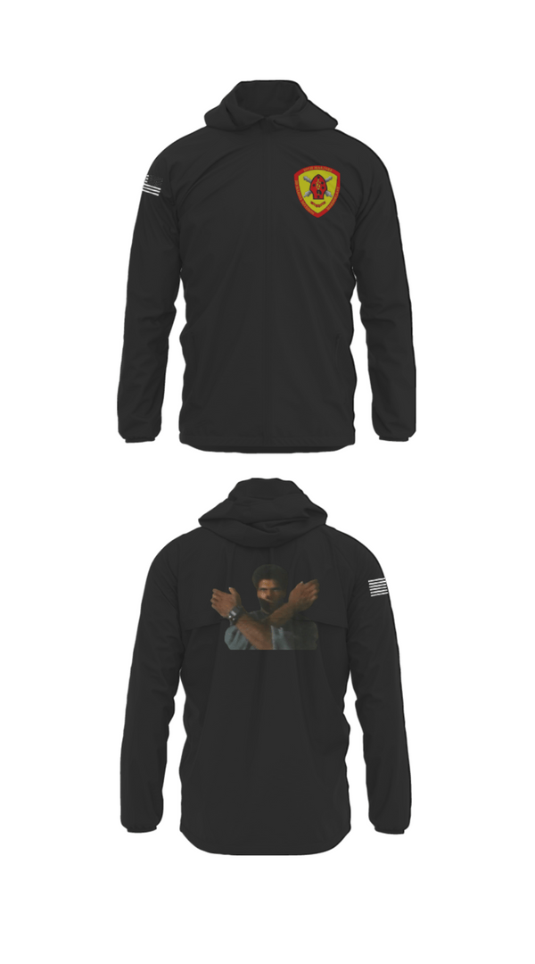 Windbreaker, 10th Marine Regiment, Marines, Teamtime, Team time, sublimation, custom sports apparel, team uniforms, spirit wear, spiritwear, sports uniforms, custom shirts, team store, custom team store, fundraiser sports, apparel fundraiser