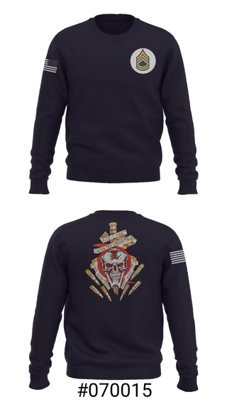 Crew Neck Sweatshirt, A Co 1/155 INF, Army, Teamtime, Team time, sublimation, custom sports apparel, team uniforms, spirit wear, spiritwear, sports uniforms, custom shirts, team store, custom team store, fundraiser sports, apparel fundraiser