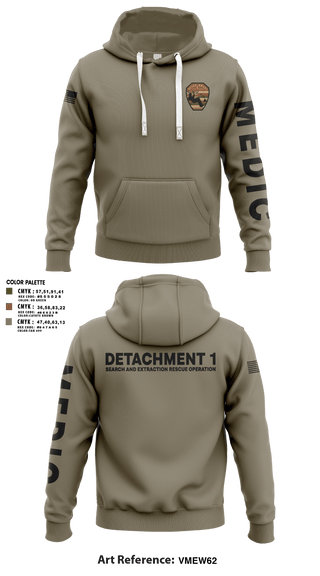 Hoodie, Detachment 1, Air Force, Teamtime, Team time, sublimation, custom sports apparel, team uniforms, spirit wear, spiritwear, sports uniforms, custom shirts, team store, custom team store, fundraiser sports, apparel fundraiser