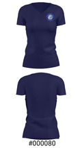 Catoctin High School Tennis 34833379 Women's Short Sleeve V-neck Shirt - 21