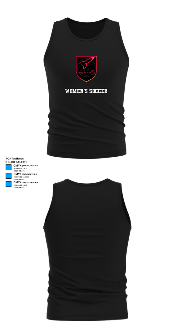Tank Top, Moon valley, Women's Soccer, Teamtime, Team time, sublimation, custom sports apparel, team uniforms, spirit wear, spiritwear, sports uniforms, custom shirts, team store, custom team store, fundraiser sports, apparel fundraiser