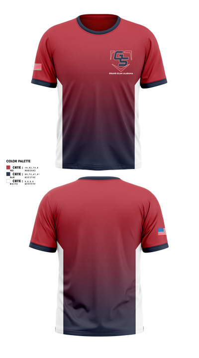 Grand Slam Alabama 25329763 Short Sleeve Performance Shirt - 1