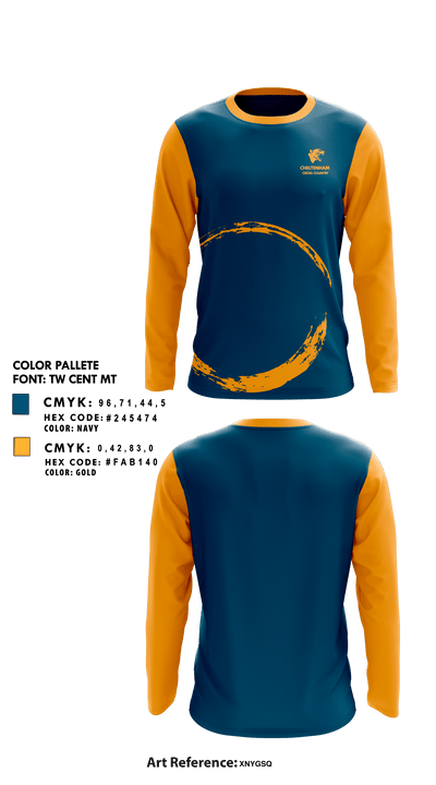 Cheltenham High School Cross Country 24058357 Long Sleeve Performance Shirt - 1