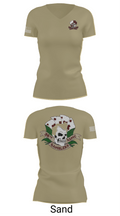 418 MLC 48598349 Women's Short Sleeve V-neck Shirt - 88