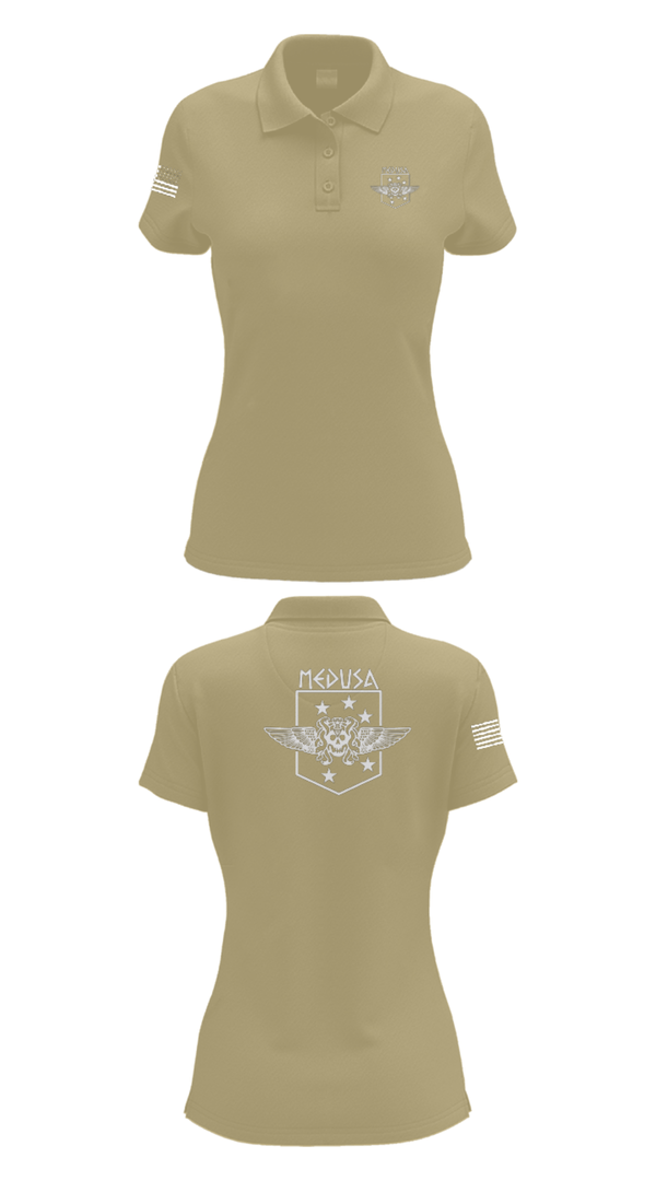 Women's Short Sleeve Performance Polo, 2D Marine Raider Battalion, Marines, Teamtime, Team time, sublimation, custom sports apparel, team uniforms, spirit wear, spiritwear, sports uniforms, custom shirts, team store, custom team store, fundraiser sports, apparel fundraiser