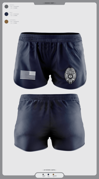 Womens Shorts, Hartford Police Department, Police, Teamtime, Team time, sublimation, custom sports apparel, team uniforms, spirit wear, spiritwear, sports uniforms, custom shirts, team store, custom team store, fundraiser sports, apparel fundraiser