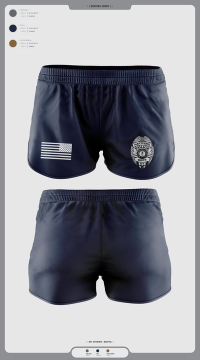 Hartford Police Department 37049516 Women's Shorts - 2