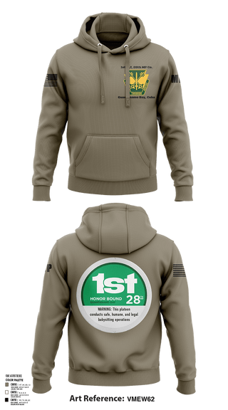 Hoodie, 28th MP Company, National Guard, Teamtime, Team time, sublimation, custom sports apparel, team uniforms, spirit wear, spiritwear, sports uniforms, custom shirts, team store, custom team store, fundraiser sports, apparel fundraiser