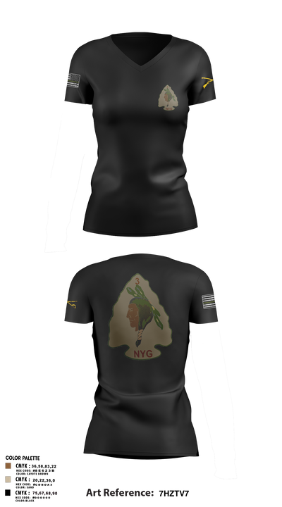 undefined Women's Short Sleeve V-neck Shirt - 13