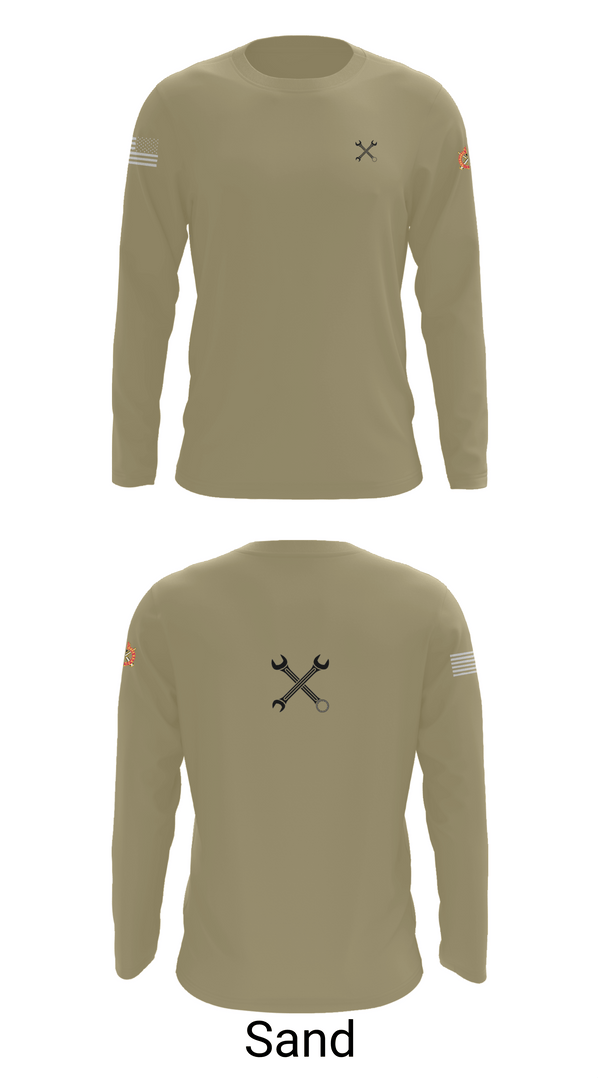 Long Sleeve Performance Shirt, B CO 2-12 CAV, Army, Teamtime, Team time, sublimation, custom sports apparel, team uniforms, spirit wear, spiritwear, sports uniforms, custom shirts, team store, custom team store, fundraiser sports, apparel fundraiser