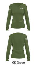 K-9 1475818 Women's Long Sleeve V-neck Shirt - 54