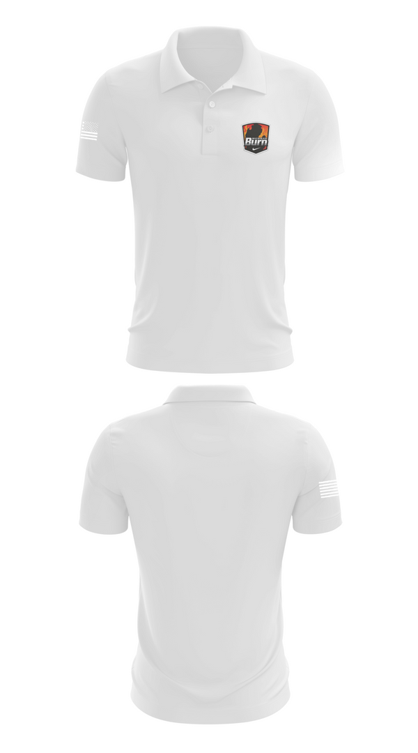 Short Sleeve Performance Polo, Mi. Burn, Men's Soccer, Teamtime, Team time, sublimation, custom sports apparel, team uniforms, spirit wear, spiritwear, sports uniforms, custom shirts, team store, custom team store, fundraiser sports, apparel fundraiser