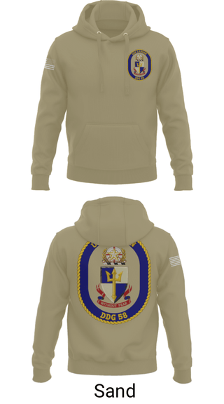 Hoodie, USS LABOON - DDG 58, Navy, Teamtime, Team time, sublimation, custom sports apparel, team uniforms, spirit wear, spiritwear, sports uniforms, custom shirts, team store, custom team store, fundraiser sports, apparel fundraiser