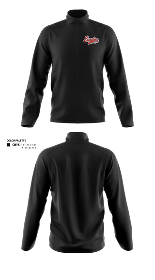 Fleece Jacket, Tri-City Eagles, Ice Hockey, Teamtime, Team time, sublimation, custom sports apparel, team uniforms, spirit wear, spiritwear, sports uniforms, custom shirts, team store, custom team store, fundraiser sports, apparel fundraiser