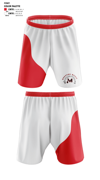 Athletic Shorts With Pockets, Medford Area Senior High School Band, Spirit Store, Teamtime, Team time, sublimation, custom sports apparel, team uniforms, spirit wear, spiritwear, sports uniforms, custom shirts, team store, custom team store, fundraiser sports, apparel fundraiser