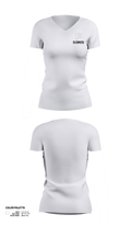 Plymouth Bowling 52990281 Women's Short Sleeve V-neck Shirt - 41