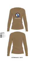 24th Special Troops Brigade 40450029 Women's Long Sleeve V-neck Shirt - 2
