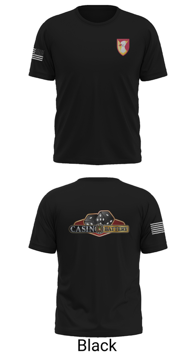 Charlie Battery, 1st Battalion 1st Air Defense Artillery Regiment 30470719 Short Sleeve Performance Shirt - 36