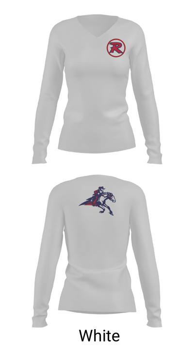 Richland High School Dance 22190873 Women's Long Sleeve V-neck Shirt - 16