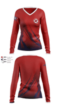 Richland High School Dance 22190873 Women's Long Sleeve V-neck Shirt - 1