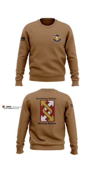 Crew Neck Sweatshirt, 143rd ESC, , Teamtime, Team time, sublimation, custom sports apparel, team uniforms, spirit wear, spiritwear, sports uniforms, custom shirts, team store, custom team store, fundraiser sports, apparel fundraiser