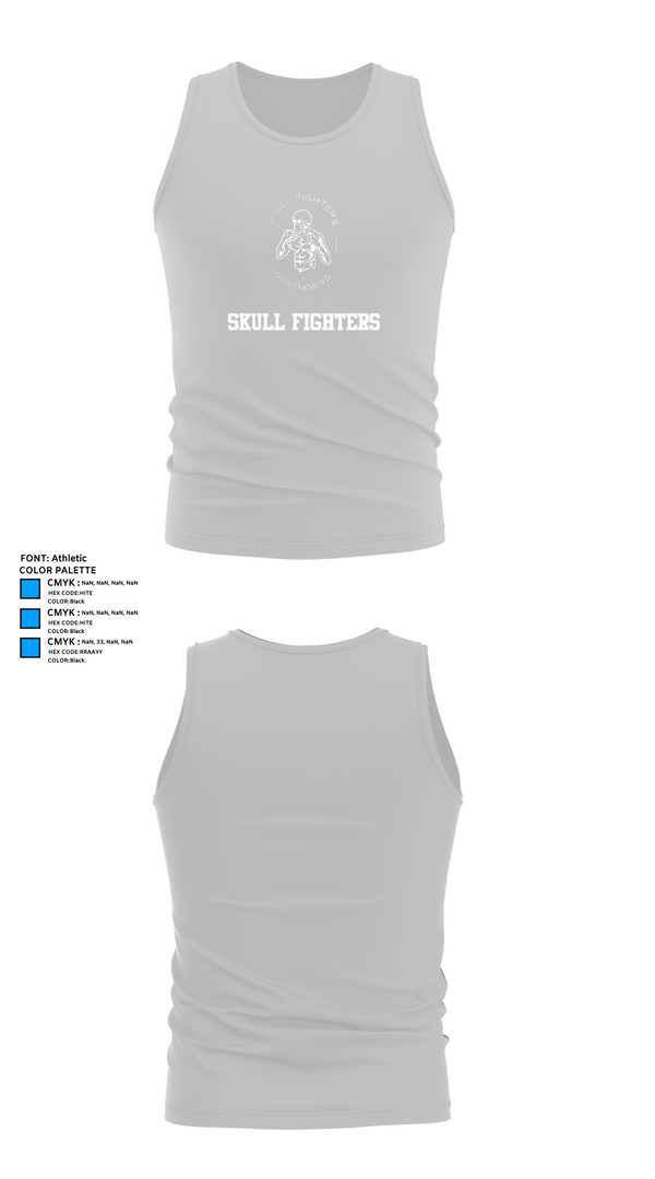 Tank Top, Skull Fighters, Wrestling, Teamtime, Team time, sublimation, custom sports apparel, team uniforms, spirit wear, spiritwear, sports uniforms, custom shirts, team store, custom team store, fundraiser sports, apparel fundraiser