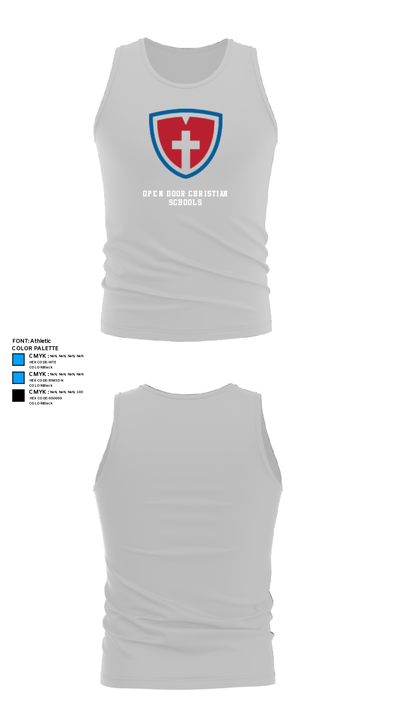 Open Door Christian Schools 18810583 Tank Top - 13