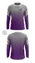 Manzano Monarchs 78596361 Long Sleeve Performance Shirt - 40