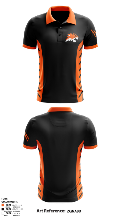 Princeton Basketball Club 94984403 Short Sleeve Performance Polo - 5